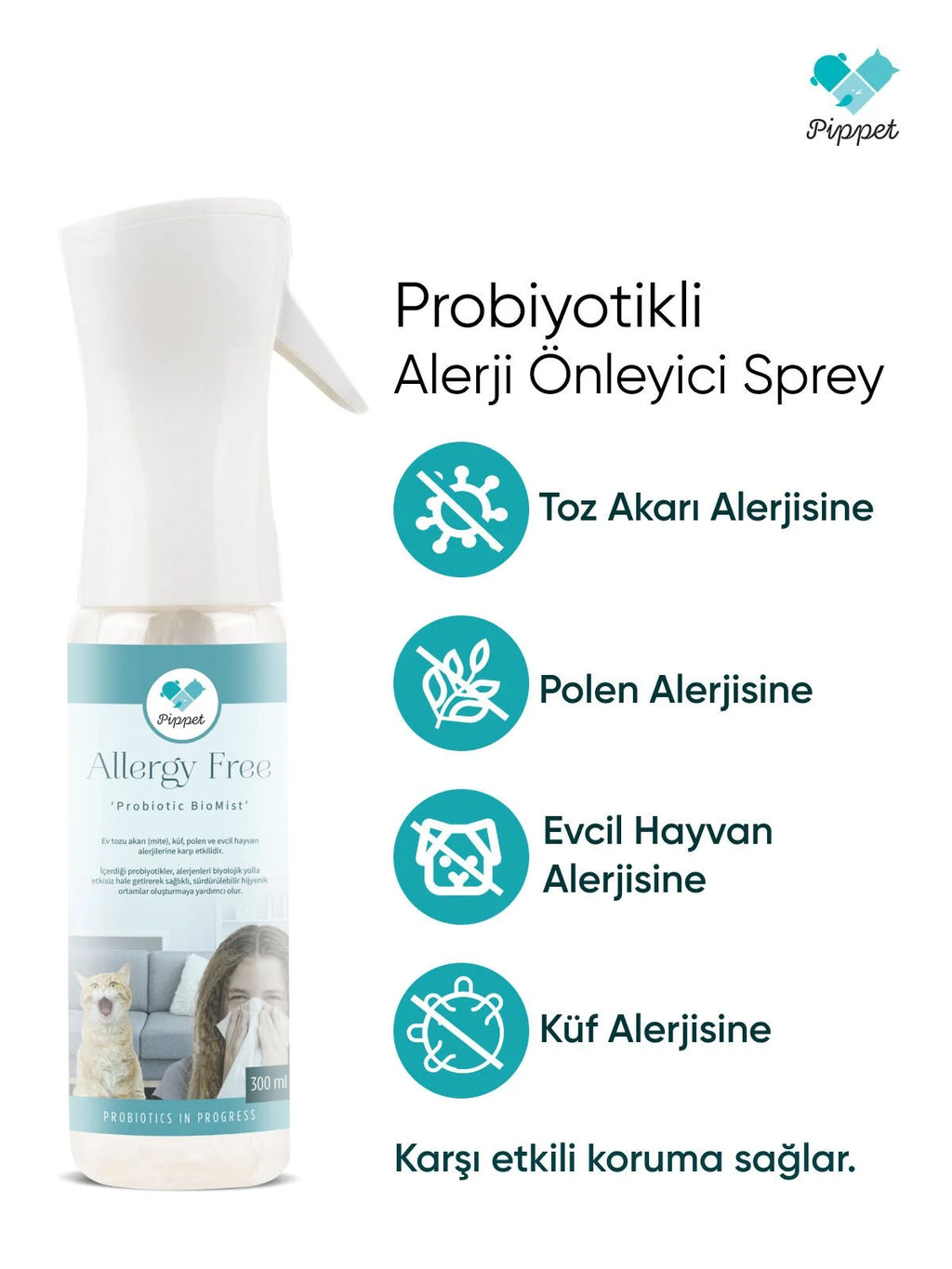 Pippet™ Probiyotik Alerji Önleyici Tanışma Paketi – 300 ml + 500 ml