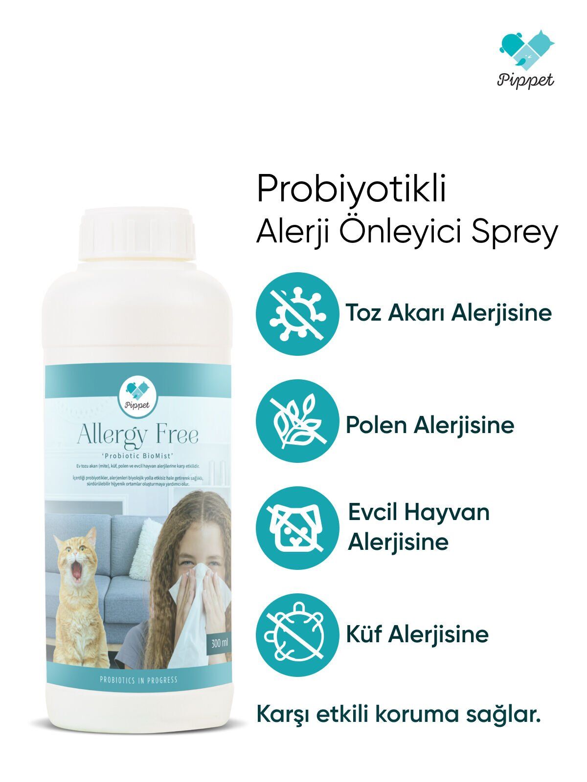 Pippet™ Probiyotikli Alerji Önleyici Ekonomik Paket – 1000 ml + 300 ml