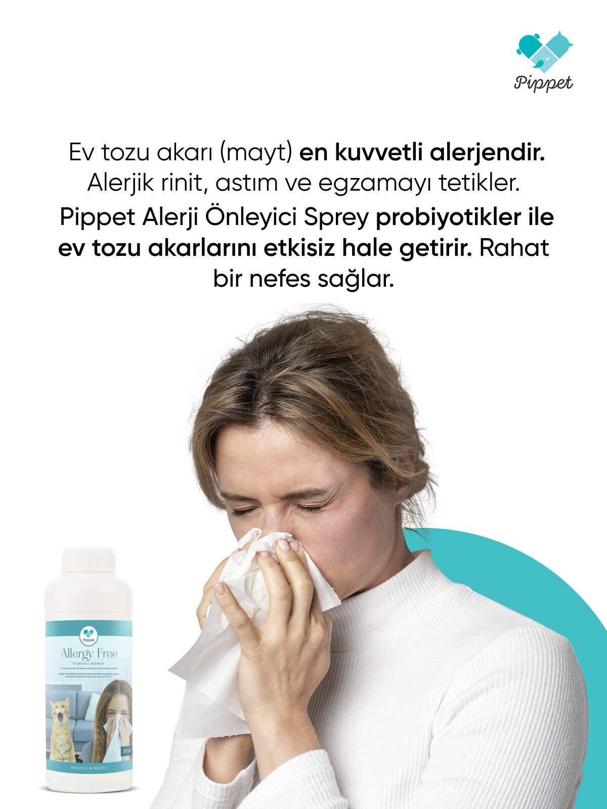 Pippet™ Probiyotik Alerji Önleyici Tanışma Paketi – 300 ml + 500 ml